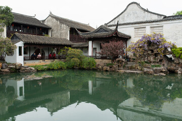 Fototapeta na wymiar Wang Shi Yuan, Master of the Nets Garden, Suzhou, China