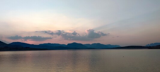 Sunset at Manikdoh dam, junnar