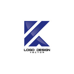 K Symbol Company Logo Template