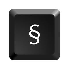 Button with symbol section. Icon Vector Illustration. 