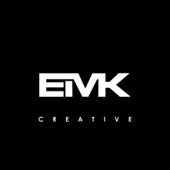 EMK Letter Initial Logo Design Template Vector Illustration