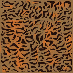 Leopard skin pattern on a seamless background.