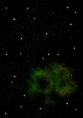 Obraz premium Small part of an infinite star field