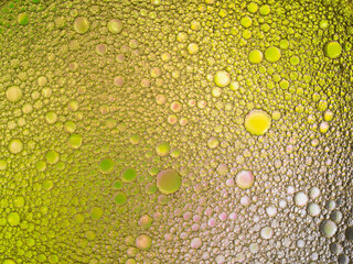 Mosaic of colored bubbles