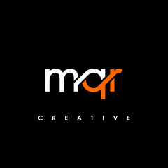 MQR Letter Initial Logo Design Template Vector Illustration
