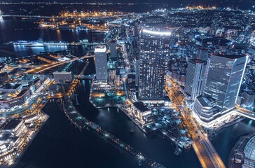 Obraz premium 横浜の夜景