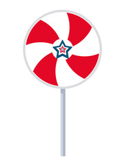 usa candy lollipop