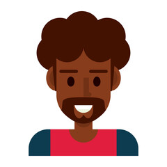afro young man