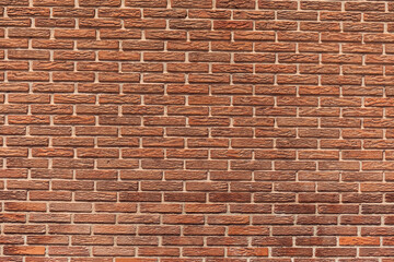 Red brick wall background. Brick texture