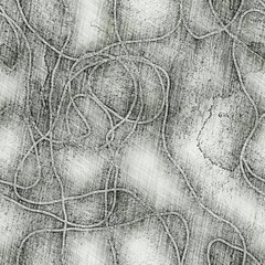 Seamless hand drawn pencil sketch pattern for surface print. High quality illustration. Ornate hand drawn look with lights and shadows and crosshatch texture. Ornate abstract design in perfect repeat.