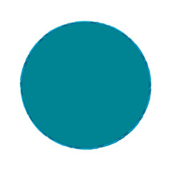Fototapeta na wymiar Turquoise large circle on white background.Texture or background