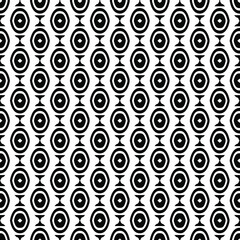 vector seamless pattern with triangular elements. abstract ornament for wallpapers and backgrounds. Black and white colors.