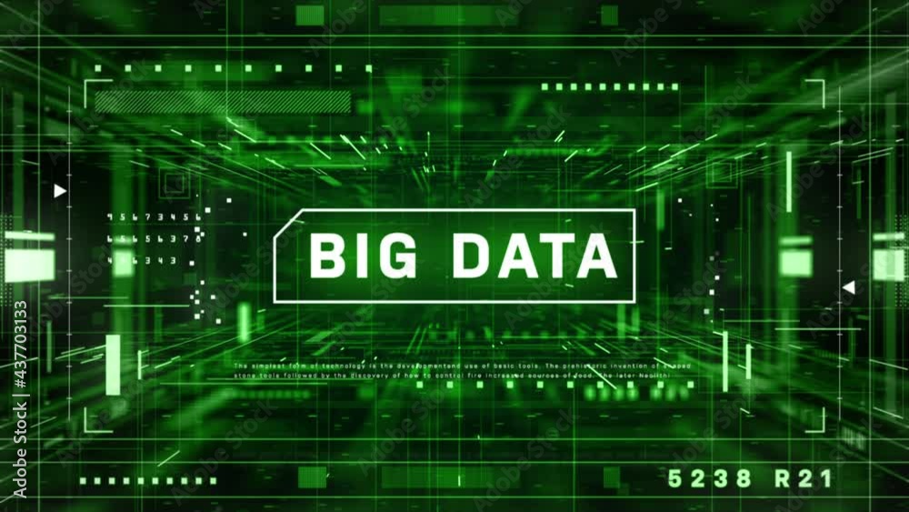 Aufkleber big data cloud computing technology digital data network future background, modern and great for dis