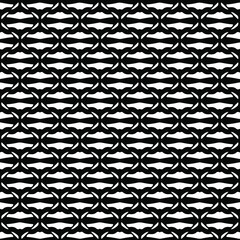 vector seamless pattern with triangular elements. abstract ornament for wallpapers and backgrounds. Black and white colors.