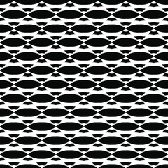 vector seamless pattern with triangular elements. abstract ornament for wallpapers and backgrounds. Black and white colors.