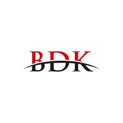BDK swoosh horizon initials, letter corporate logo designs inspiration
