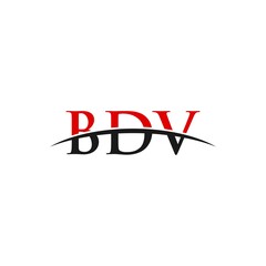 BDV swoosh horizon initials, letter corporate logo designs inspiration