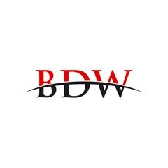 BDW swoosh horizon initials, letter corporate logo designs inspiration