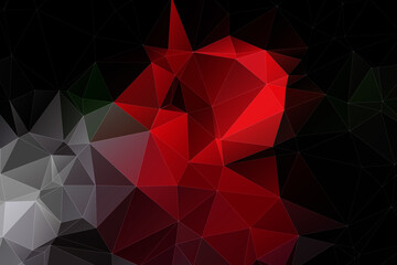 Fototapeta premium low poly geometric background consisting of triangles of different sizes and colors