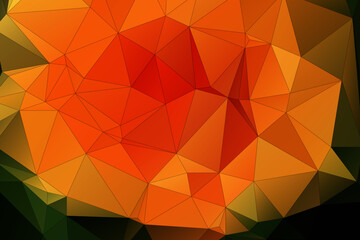 Colorful abstract geometric background with triangular polygons (low poly).