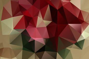 Colorful abstract geometric background with triangular polygons (low poly).