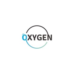 cool oxygen vector logo design