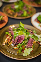 meat with vegetables