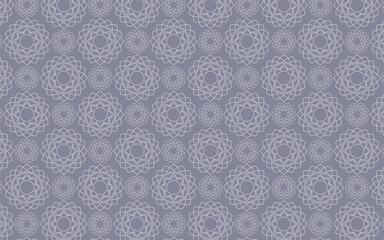 ornament seamless pattern with floral style for islamic background or flowers concept