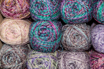 Skeins of knitting yarn for sale
