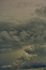 Pre-storm summer sky over Moscow.