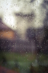 rain drops on window
