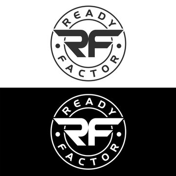 Initial Letter RF Logo Template Design Vector Illustration:: tasmeemME.com