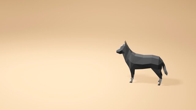 Low Poly Animal Background Image