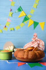 Traditional food for Festa Junina (June Festival) on table