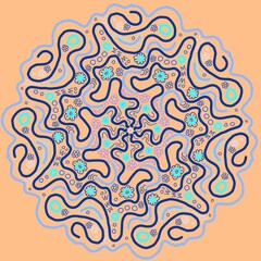 abstract background with circles