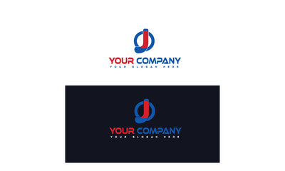 Letter Logo - J Letter Alphabet Logo Design Template for your business or service
