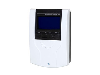 Controller with LCD display serving one drive. Smoothly controls 3- and 4-way valve, pump...