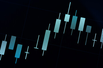 Financial accounting of profit summary graphs analysis. The business plan at the meeting and analyze financial numbers to view the performance of the company in stock market exchange.	