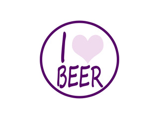 I Love beer.