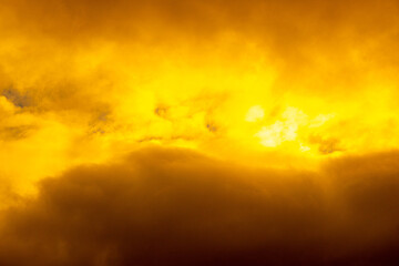Colorful clouds of rain and cold in southern Latin America