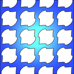 Geometric vector pattern with azure and blue gradient. simple ornament for wallpapers and backgrounds.