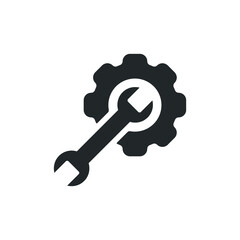 setting, gear, wrench icon design