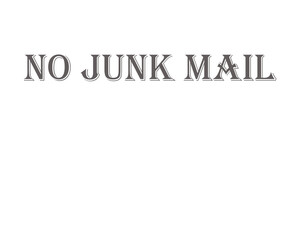 Advertising junk spam ban advertisement