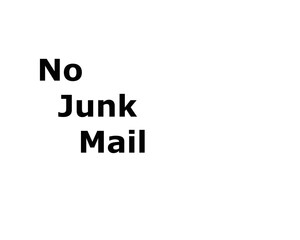Fototapeta premium Advertising junk spam ban advertisement