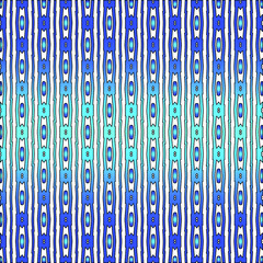 Geometric vector pattern with azure and blue gradient. simple ornament for wallpapers and backgrounds.