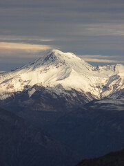 Fototapeta na wymiar Andes mountains, Altos del Lircay, región del Maule, Chile 