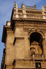 Obraz premium detail of the facade of the cathedral