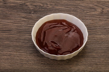 Traditional Barbicue sauce in the bowl