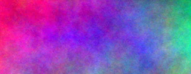 Gradient from pink to green. Banner abstract background. Blurry color spectrum, texture background. Rainbow colors. Vivid colors spectrum background.
