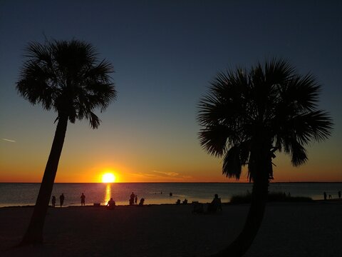 Sunset on a Florida beach
